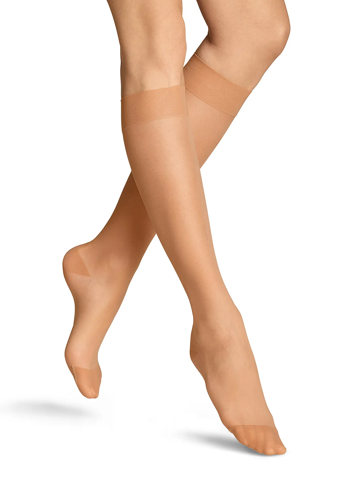 ITEM M6 | Kniestrümpfe - Knee-High "Invisible" 15DEN (Powder) | beige